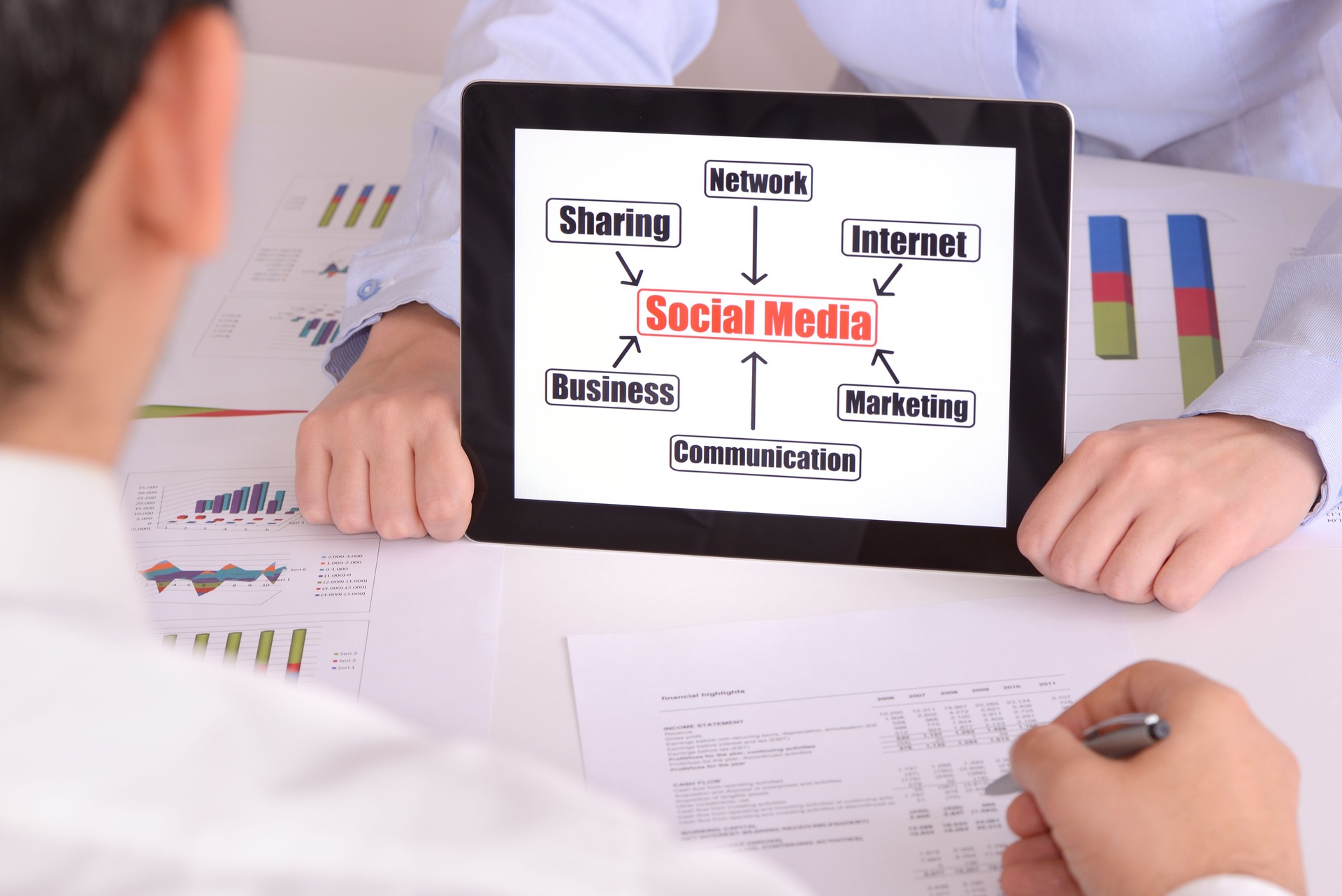 Social media analyze for business